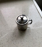 彩致（CAIZHI）馬克杯316L不銹鋼水杯帶蓋子牛奶杯口杯兒童幼兒園寶寶杯子CZ6252 曬單實(shí)拍圖