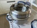美廚（maxcook）316L不銹鋼蒸鍋三層26cm家用復底蒸煮湯鍋燃氣灶電磁爐通用MCZ978 曬單實(shí)拍圖