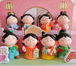 伊文兔（THE RABBIT IVEN）國潮唐小圓擺件盲盒手辦西安伴手禮文創(chuàng  )禮物生日禮物女辦公室擺件 唐八藝盲盒整盒8個(gè)+展示架+禮袋 曬單實(shí)拍圖