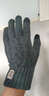 可觸屏羊駝絨手套秋冬季男電動(dòng)車(chē)騎行開(kāi)車(chē)加絨加厚學(xué)生保暖防寒 羊駝絨全指-黑色一雙裝 曬單實(shí)拍圖