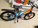 鳳凰山地自行車(chē)男女變速山地車(chē)碟剎青少年兒童自行車(chē)學(xué)生單車(chē) 星際 橙藍【變速+三刀輪】 22寸【適合130-170cm】 曬單實(shí)拍圖