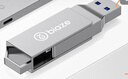 畢亞茲 128GB Type-C USB3.2 手機U盤(pán) 高速傳輸 銀色 雙接口手機電腦用 讀速150MB/S UP-20 曬單實(shí)拍圖