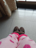 韻優(yōu)利（yunyouli）冬季保暖棉拖鞋女士室內防滑保暖包跟棉鞋軟底毛毛豆豆鞋一件 毛球卡 37 曬單實(shí)拍圖