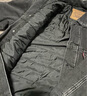 Levi's李維斯情侶同款美式寬松時(shí)尚休閑街頭情侶牛仔棉服夾克外套 黑色 L 曬單實(shí)拍圖