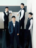 花花公子（PLAYBOY）伴郎服套裝結婚兄弟裝男士西裝三件套職業(yè)正裝四季款新郎婚禮西服 短袖白襯衫【贈黑領(lǐng)結】 XL 曬單實(shí)拍圖