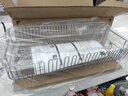 霜山瀝水架304不銹鋼碗碟收納架子多功能家用廚房臺面碗筷瀝水籃 【單層套裝】長(cháng)50.5*寬21*高18cm 曬單實(shí)拍圖