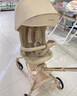 丸丫T6-2遛娃神器高景觀(guān)嬰兒推車(chē)可坐可躺輕便折疊可換向香檳金PLUS 曬單實(shí)拍圖