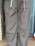 策息牛仔褲子男秋冬季加絨保暖休閑寬松直筒男士闊腿運動(dòng)百搭工作男褲 灰色 XL -建議120-140斤左右 曬單實(shí)拍圖
