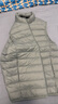 雪中飛經(jīng)典新款百搭輕薄男式立領(lǐng)短款羽絨服馬甲休閑鴨絨保暖休 火山灰|8193 L 175/96A 曬單實(shí)拍圖