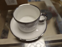 古莜輕奢咖啡杯子高檔歐式下午茶咖啡杯套裝高顏值拉花杯碟拿鐵杯白色 曬單實(shí)拍圖