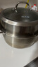 炊大皇304不銹鋼三層蒸鍋家用復合底湯鍋蒸饅頭包子可視高拱蓋32cm 曬單實(shí)拍圖