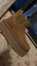 UGG【雙11搶先購】秋季女士舒適純色厚底雪地靴 1134526CHE|栗色38 曬單實拍圖