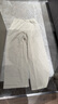 優(yōu)衣庫女裝麻混紡松緊長褲/休閑褲473791 30 淺米色 M /160/66A 曬單實(shí)拍圖