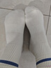 莫代爾襪子女100%純棉秋冬季中筒襪防臭吸汗長(cháng)筒無(wú)骨多巴胺跑步運動(dòng)襪 曬單實(shí)拍圖