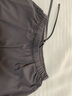 無印良品（MUJI）女式 易干彈力泡泡紗輕便七分褲 褲子女款25年夏季女裝BE1VSA5S 深灰色 M （160/66A） 曬單實拍圖