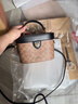 蔻馳（COACH）女包奢侈品女士單肩手提包經(jīng)典老花盒子包生日禮物送女友 新款CBQ35IMQRX【天津保稅倉】 曬單實(shí)拍圖