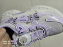 回力（Warrior）童鞋女童運動(dòng)鞋春秋季網(wǎng)面透氣輕便跑步鞋WZ-1710 白/紫34 曬單實(shí)拍圖