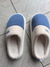 潔麗雅（Grace）棉拖鞋男士秋冬季室內防臭防滑居家保暖厚底踩屎感拖鞋男款冬天 曬單實(shí)拍圖