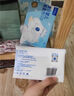 澳貝（auby）嬰兒閉眼熊棉柔巾干濕兩用寶寶潔面新疆棉一次性洗臉巾100抽*1包 曬單實(shí)拍圖