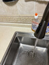歐派304不銹鋼冷熱水廚房龍頭三功能出水抽拉式可旋轉槍灰色 曬單實(shí)拍圖
