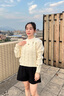 施洛瀾女士加厚毛衣秋冬2025年新款內搭針織打底衫洋氣寬松外穿短款上衣 白色 均碼 建議80-135斤 曬單實(shí)拍圖