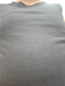 莫代爾羊毛保暖背心男冬新款徳絨發(fā)熱無(wú)痕內衣加絨加厚秋衣內膽打底坎肩 100%羊毛填充全護款：2件：黑色+黑色 3XL (145-160斤) 曬單實(shí)拍圖
