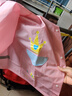 牧萌兒童雨衣男女童幼兒園小童寶寶全身防水女孩雨披 櫻花粉獨角獸 L 曬單實(shí)拍圖