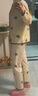 浪莎甜美睡衣女開(kāi)衫套裝韓版長(cháng)袖可外穿家居服網(wǎng)紅風(fēng)寬松女家居服 L 曬單實(shí)拍圖