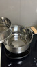 小熊（Bear）316L不銹鋼湯鍋+蒸屜 燉鍋蒸鍋24cm煮粥鍋燃氣灶通用CP-JG010-P03 曬單實(shí)拍圖