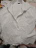 衣諾坊女童短袖襯衫六一畢業(yè)演出服兒童夏款白襯衣女生半袖合唱園服T恤 曬單實(shí)拍圖