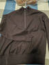 優(yōu)衣庫合作款男裝女裝絨面針織半拉鏈套頭衫長(cháng)袖25秋冬新款479849 39 棕黑色 M /170/92A 曬單實(shí)拍圖