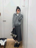 優(yōu)衣庫女裝寬褶中裙/半身裙裙子25秋冬新款479916 08 深灰色 L /160/72A 曬單實(shí)拍圖