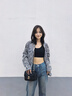 CinvaiKrose通勤包包女包2025年新款斜挎包女士單肩菱格鏈條包教師節(jié)禮物生日 黑色Black【小號(hào)】送女友老婆走心 曬單實(shí)拍圖