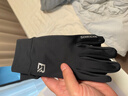 洛克兄弟自行車(chē)騎行手套全指抓絨保暖秋冬觸屏男女長(cháng)指公路車(chē)手套 黑色L 曬單實(shí)拍圖