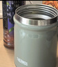 膳魔師（THERMOS）日本進(jìn)口燜燒杯保溫大容量悶燒罐寶寶輔食上班族帶飯便當盒桶悶粥 JEB新款 牛油果色 400ml 送壺刷 曬單實(shí)拍圖