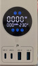 公牛（BULL）智能數顯屏幕氮化鎵67W快充小電艙立式插座/電涌電競USB桌面筆記本插線(xiàn)板 2C2A+6插孔總控開(kāi)關(guān) 曬單實(shí)拍圖