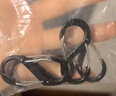 black dog黑狗鋁合金登山扣八字扣S型雙頭掛扣背包掛鉤鑰匙安全扣 四個(gè)裝 曬單實(shí)拍圖