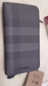 博柏利（BURBERRY）【禮物】格紋拼皮革全拉鏈長(cháng)款錢(qián)夾 曬單實(shí)拍圖