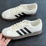 adidas「T頭鞋」VL COURT復(fù)古休閑板鞋德訓(xùn)鞋男女阿迪達(dá)斯輕運(yùn)動 漢玉白/黑色/樹脂黃   42.5 曬單實(shí)拍圖