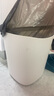茶花（CHAHUA）塑料垃圾桶家用衛(wèi)生間帶蓋客廳廁所臥室廚房大容量高顏值 1只裝#-茶花白10L（壓圈無蓋款） 曬單實拍圖