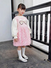 G.DUCKKIDS小黃鴨童裝公主裙女童連衣裙秋裝2025新款洋氣蓬蓬裙兒童裙子套裝 粉色 110 建議4~5歲【100-110cm】cm 曬單實(shí)拍圖