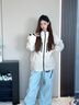 Gsou SNOW滑雪服女款上衣專(zhuān)業(yè)防水防風(fēng)保暖單板男士雪服雪褲套裝全套裝備米白上衣 男女同款S 曬單實(shí)拍圖