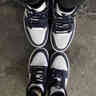 AJNIKERAIR NIKEAIR NIKE莆田純原AJ1高幫鞋籃球鞋倒鉤煙灰黑曜石閃男鞋 AJ1高幫黑曜石 41 曬單實拍圖