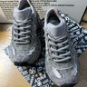 莎萊茜（SALAXI）2025秋季新款巴黎潮牌老爹鞋男厚底增高時(shí)尚百搭情侶運動(dòng)休閑鞋女 灰色 40 【男款】 曬單實(shí)拍圖