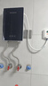 志高（CHIGO）即熱式電熱水器超薄小廚寶5500W變頻恒溫智能省電出租房家用洗澡免儲水電熱水龍頭黑色 KBR-F60 曬單實(shí)拍圖