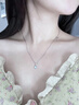 mini&yaya魯伯特之淚足銀項鏈女生閨蜜吊墜時(shí)尚飾品情人節生日禮物送女友 曬單實(shí)拍圖
