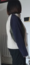 蕉內（Bananain）熱皮302++女士搖粒絨短外套秋冬款保暖鎖溫防風(fēng)棉感寬松休閑內搭 藜麥白拼探險綠拼午夜紫 L 曬單實(shí)拍圖