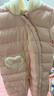 戴維貝拉（DAVE＆BELLA）新生兒羽絨連體衣嬰兒外出服女寶寶衣服0-6個(gè)月冬裝新款爬服哈衣 淺粉色【現(xiàn)貨】 100cm （建議身高90-100cm） 曬單實(shí)拍圖