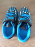 青訓兒童足球鞋碎釘TF男女童魔術(shù)貼免系帶足球運動(dòng)鞋訓練比賽小孩子 藍色碎釘MZ189 31 送足球襪 曬單實(shí)拍圖