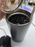 皓梵潔不銹鋼水杯咖啡杯冰霸杯保溫杯保冷吸管帶家用可樂(lè )杯子男士大容量深灰色大號600ml 曬單實(shí)拍圖